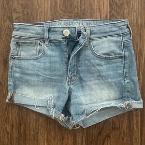 Hi-rise shortie American Eagle Outfitters super super stretch denim shorts